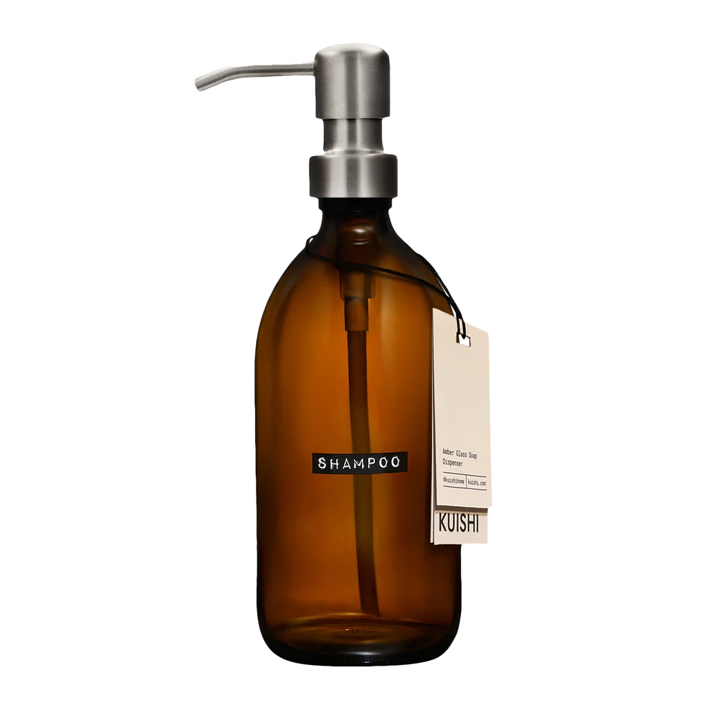 Labelled Shampoo Dispenser Bottles